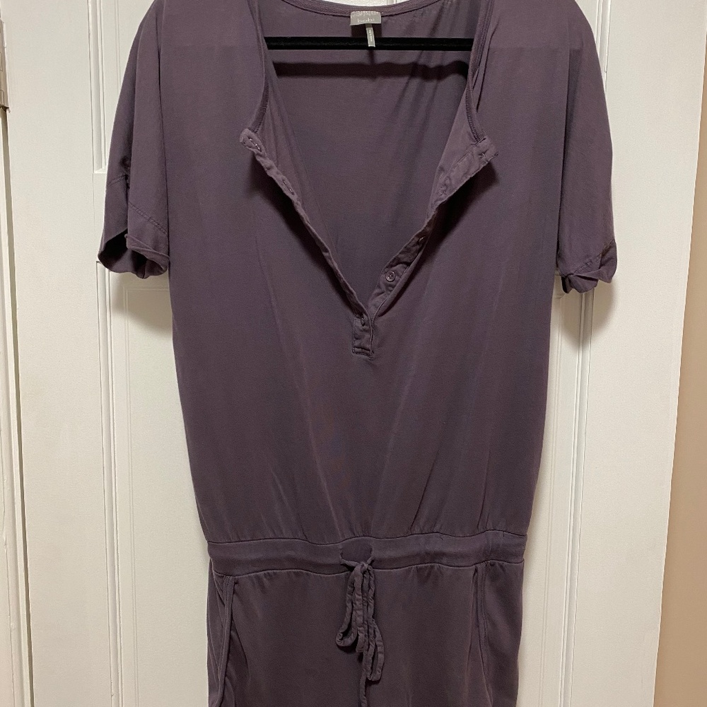BOBI LA purple drawstring romper